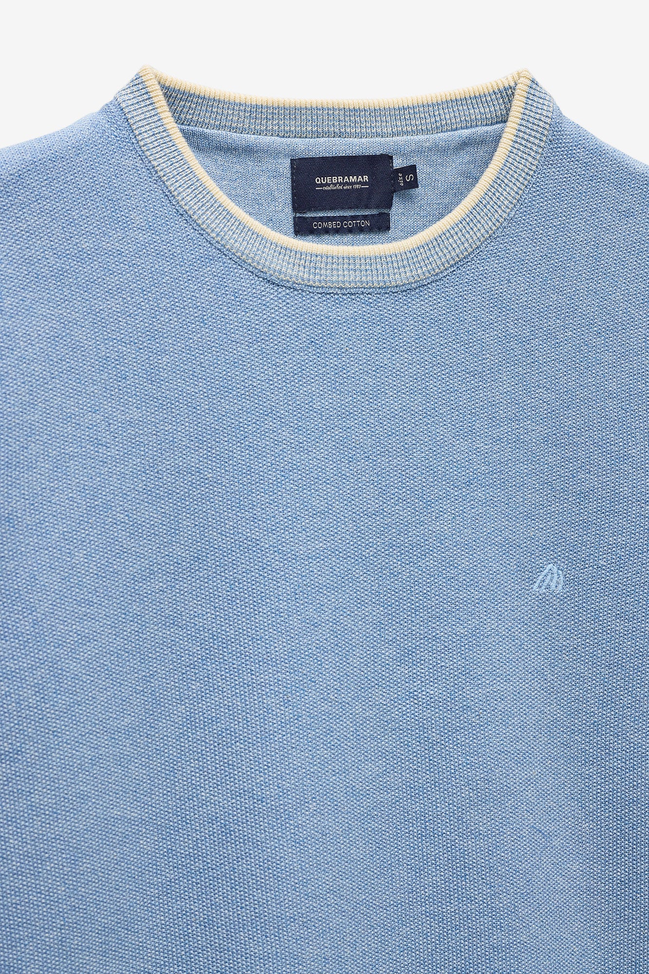 CAMISOLA EM ALGODÃO COM MICROESTRUTURA
