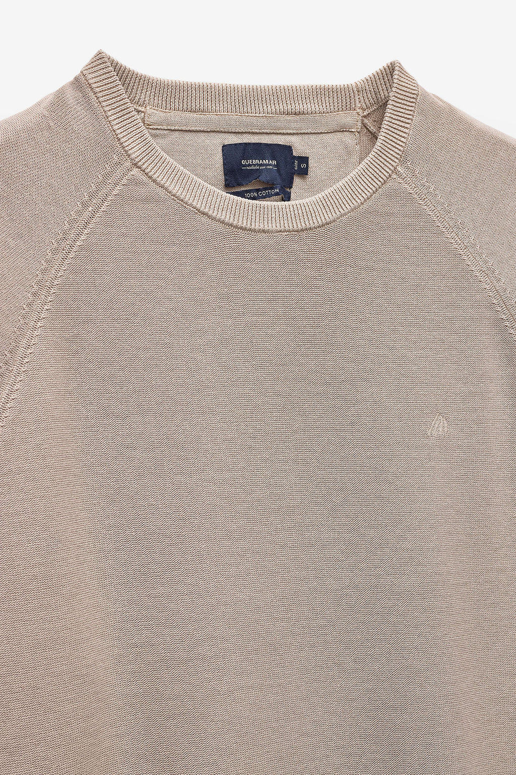 CAMISOLA DE MALHA COM DECOTE REDONDO