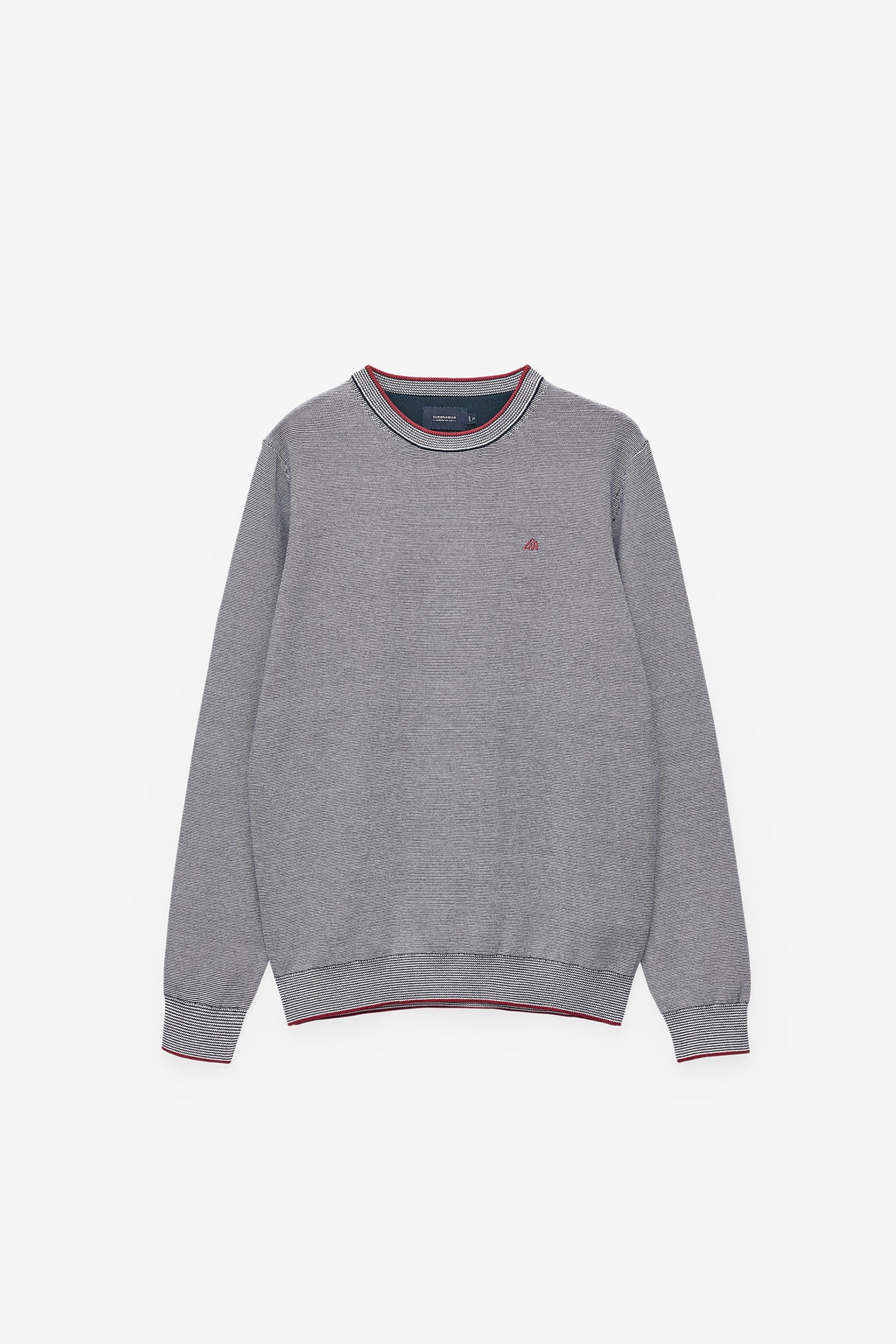 CAMISOLA DE MALHA COM RISCAS
