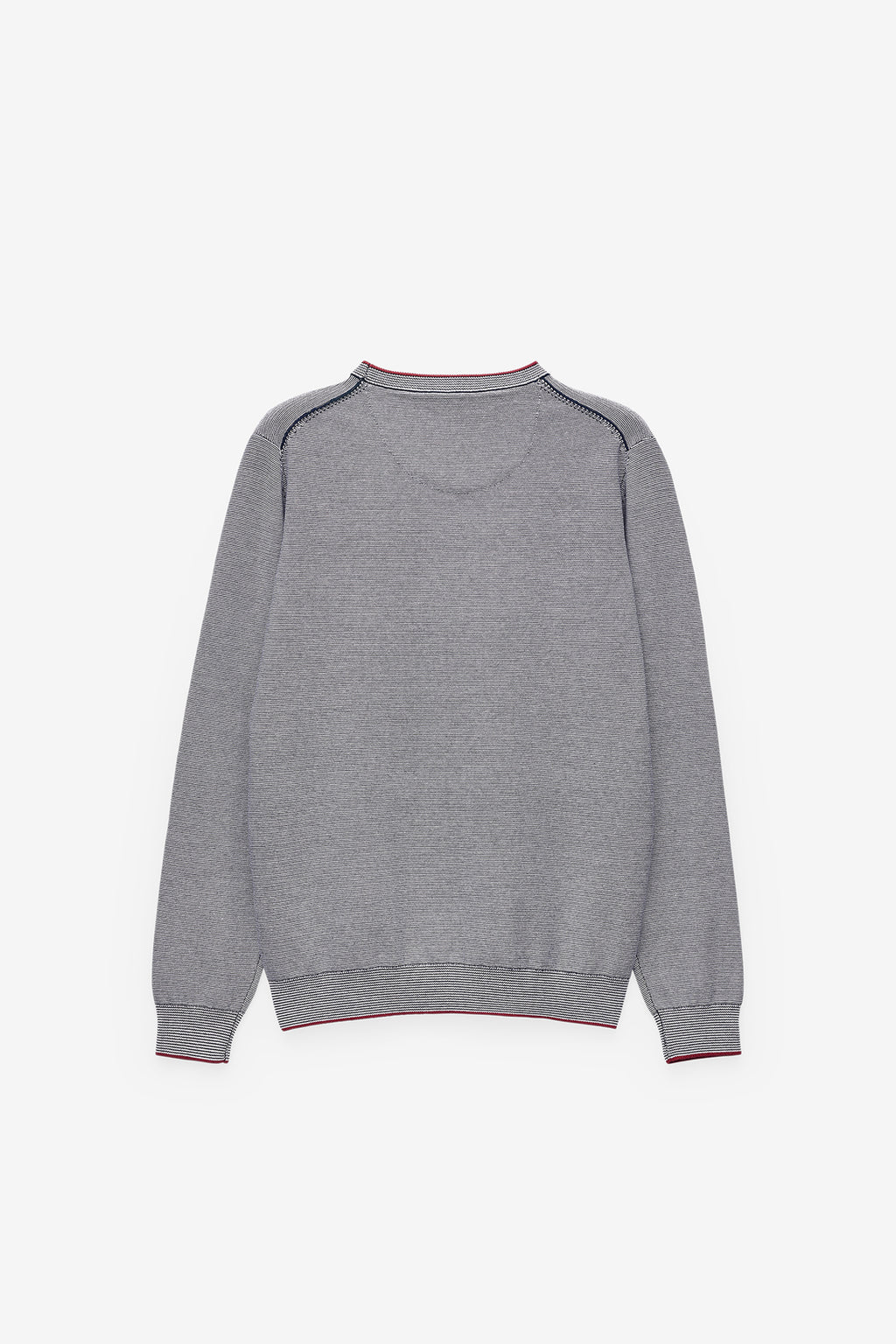 CAMISOLA DE MALHA COM RISCAS