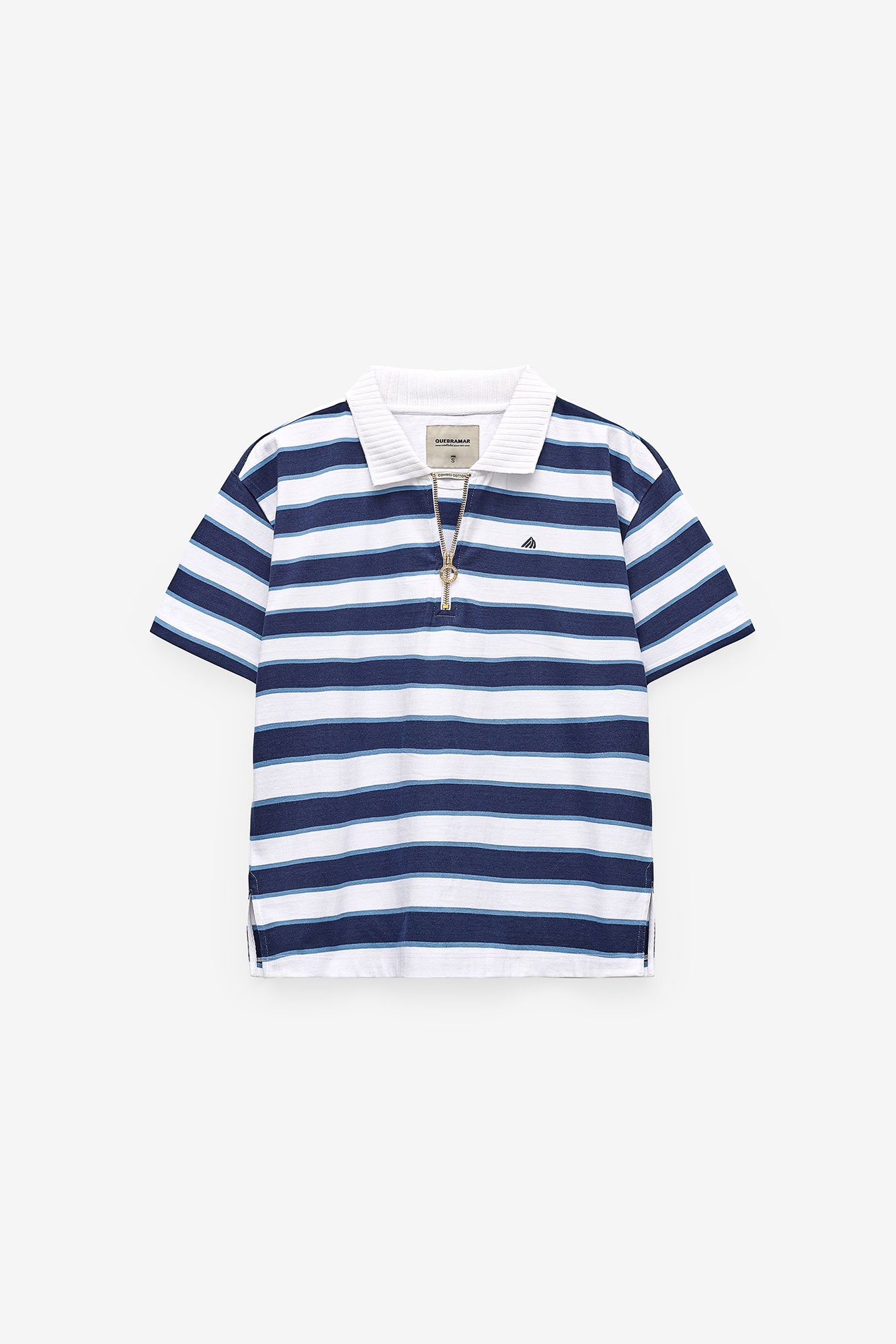 POLO COM RISCAS E FECHO