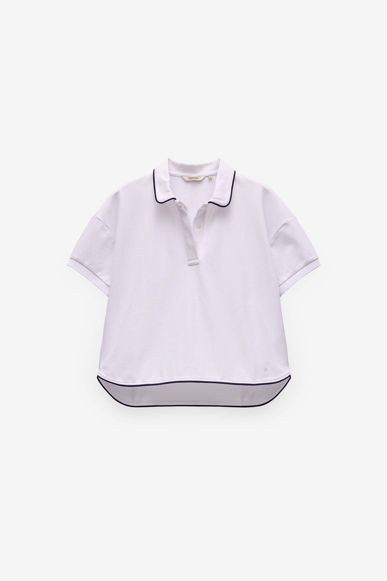 POLO COM CONTRASTES FITTING LARGO