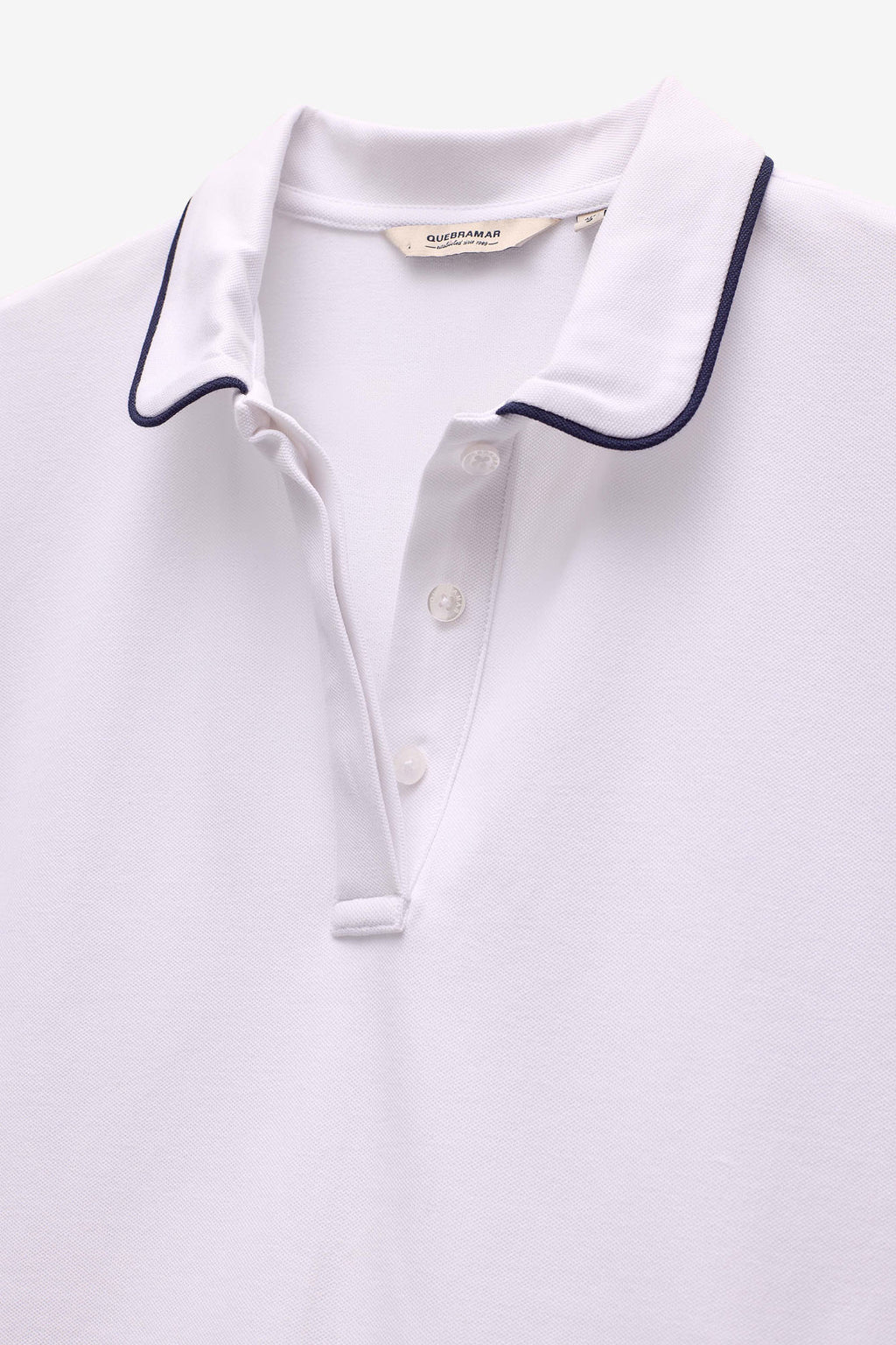 POLO COM CONTRASTES FITTING LARGO