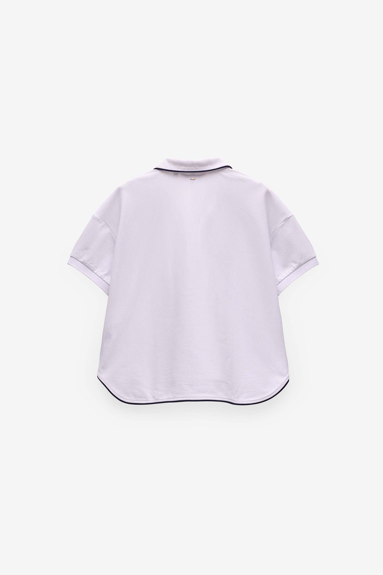 POLO COM CONTRASTES FITTING LARGO