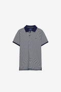 POLO PIQUET RISCADOR COM GOLA EM CONTRASTE