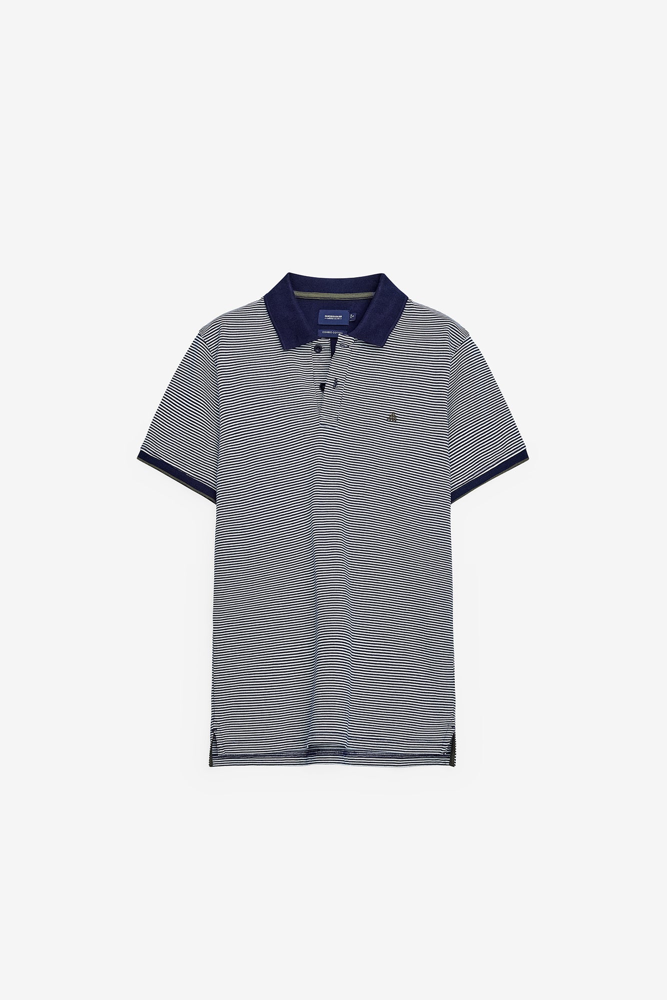 POLO PIQUET RISCADOR COM GOLA EM CONTRASTE