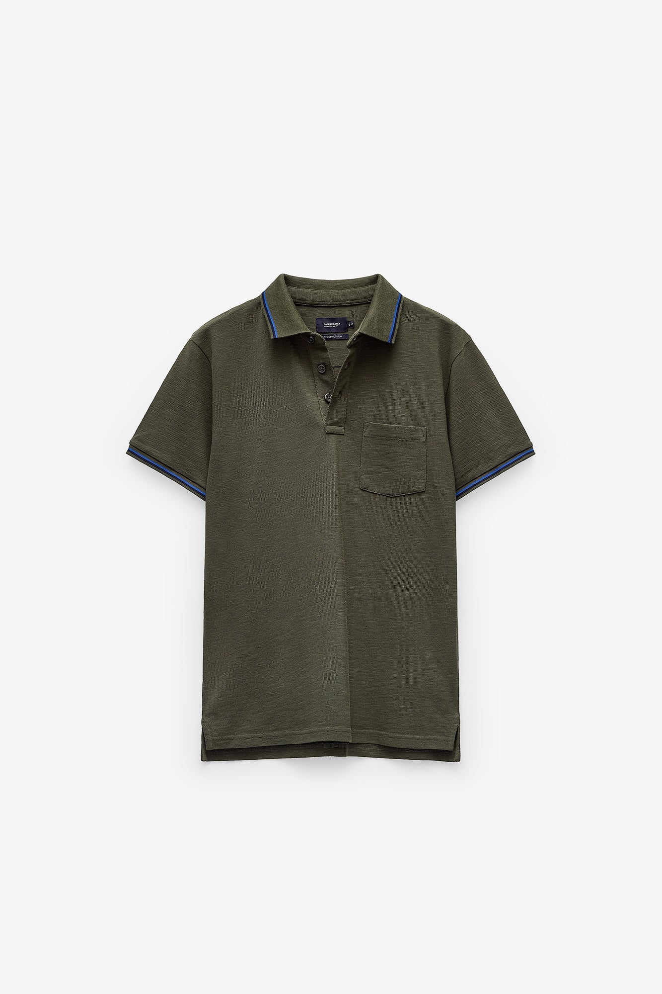 POLO PIQUET COM BOLSO