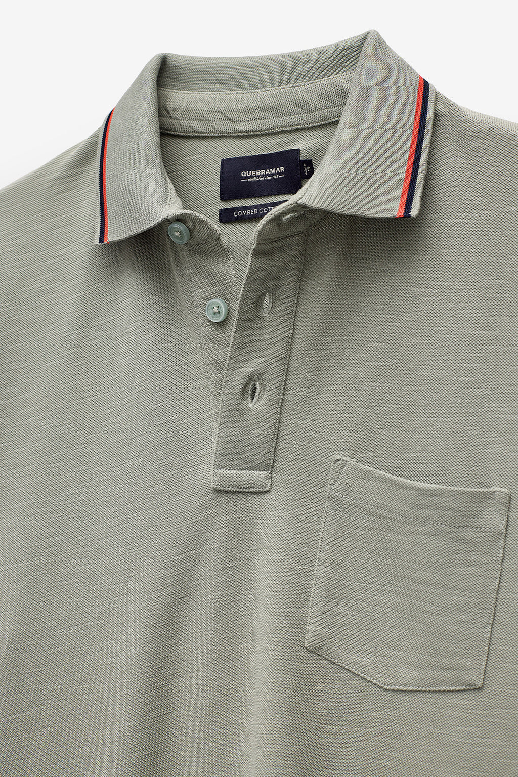 POLO PIQUET COM BOLSO