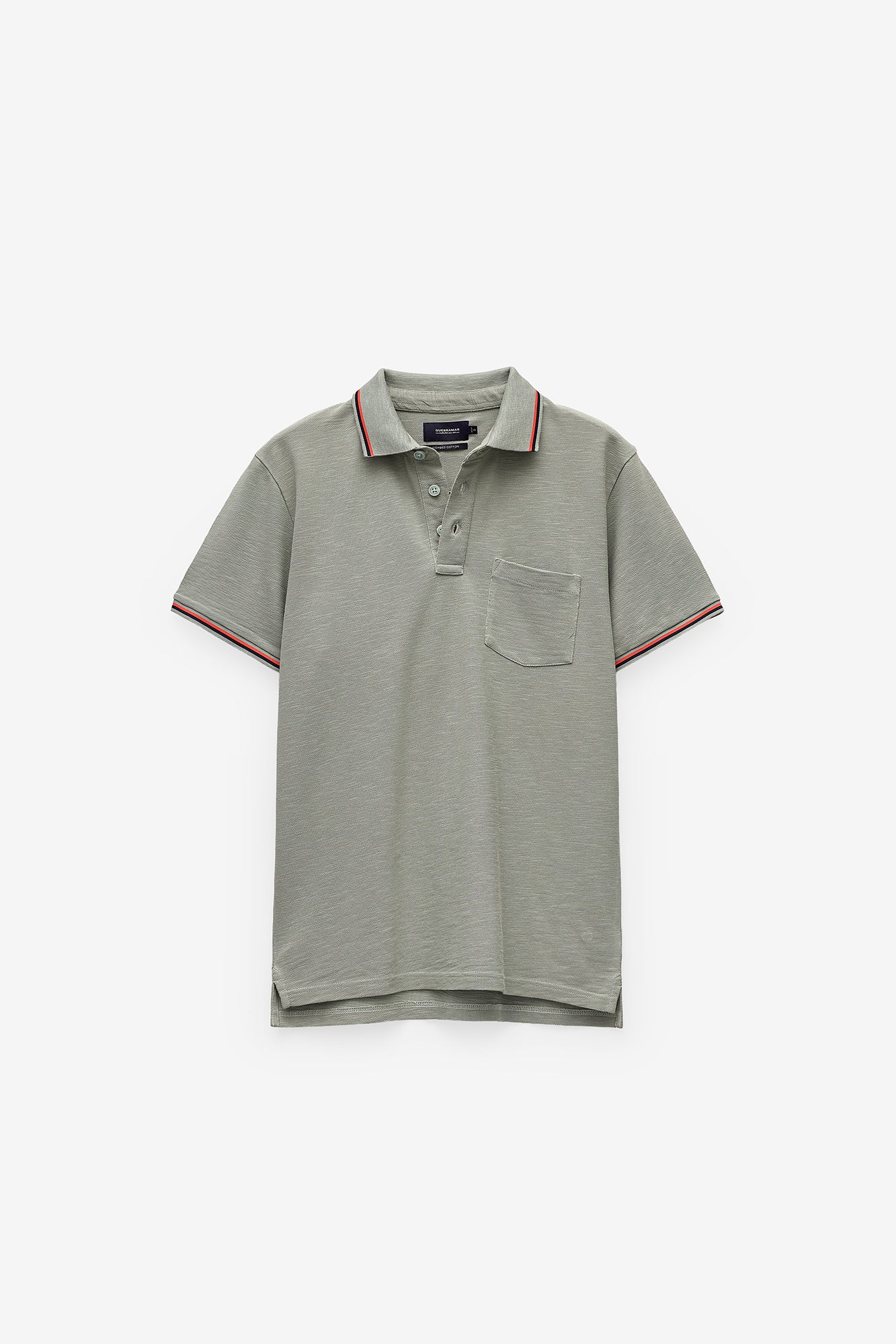 POLO PIQUET COM BOLSO