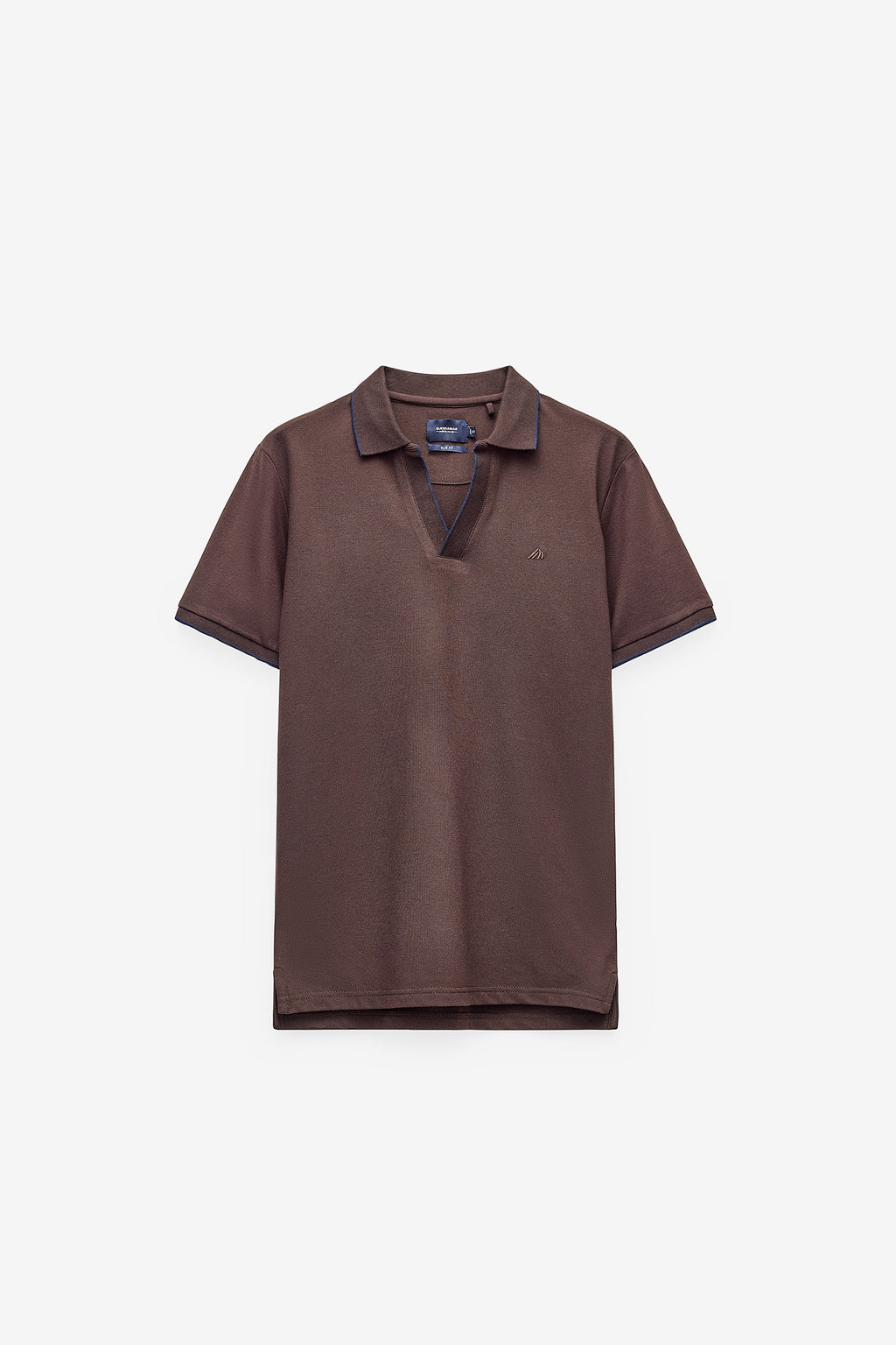 POLO PIQUET COM DECOTE EM V SLIM FIT