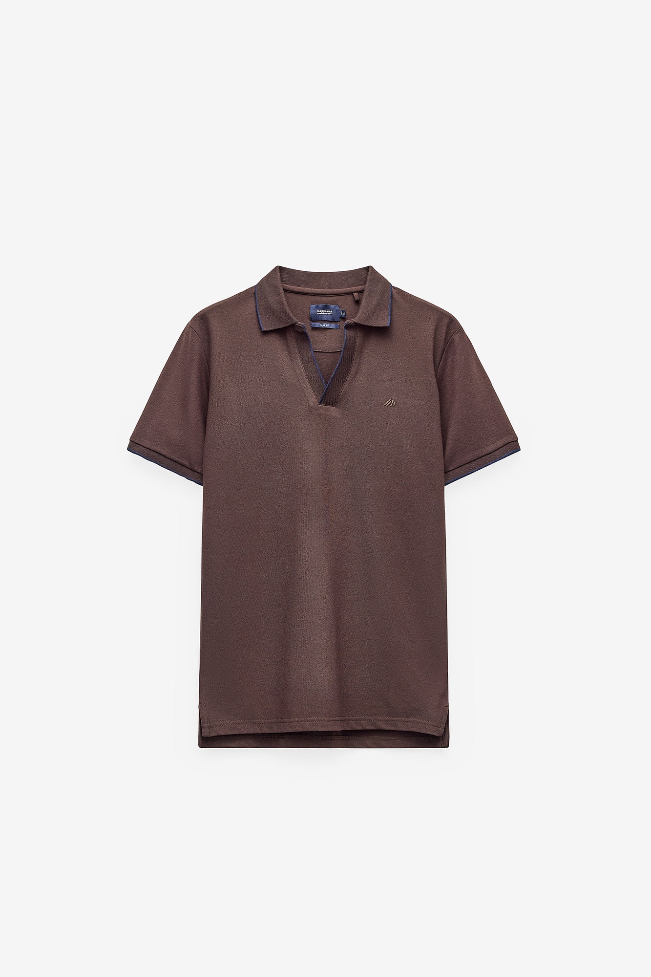 POLO PIQUET COM DECOTE EM V SLIM FIT