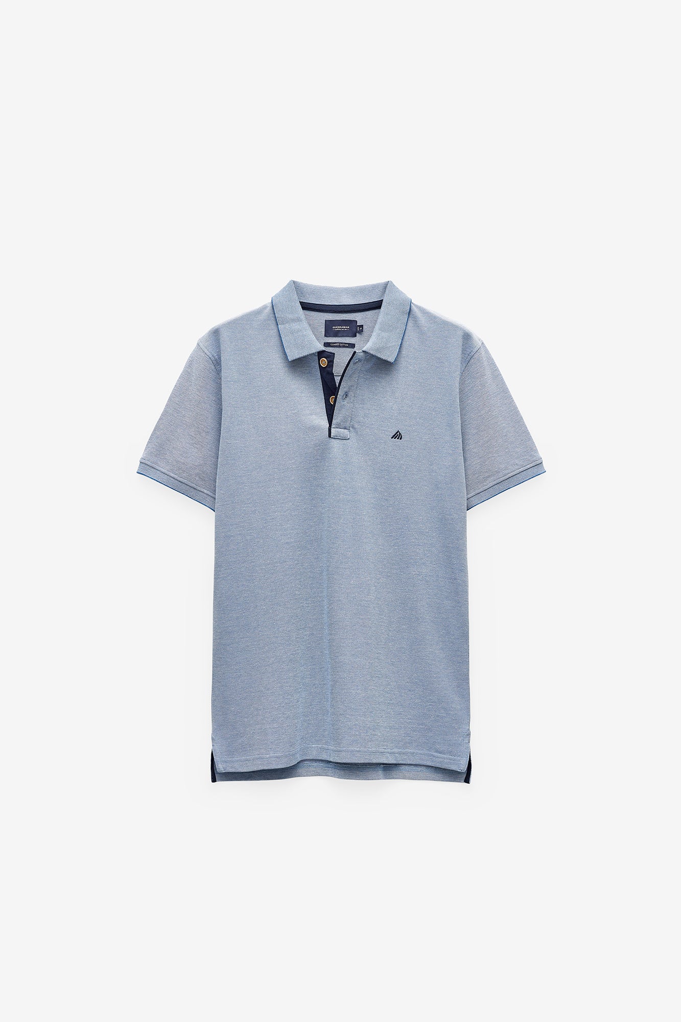 POLO COM EFEITO OXFORD MELANGE