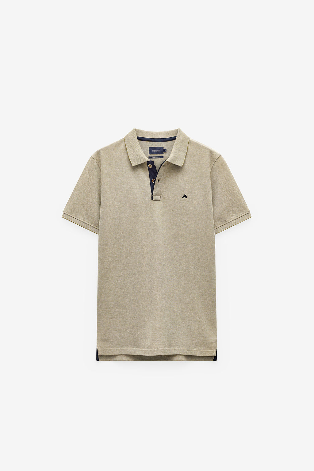 POLO CON EFECTO OXFORD MELANGE