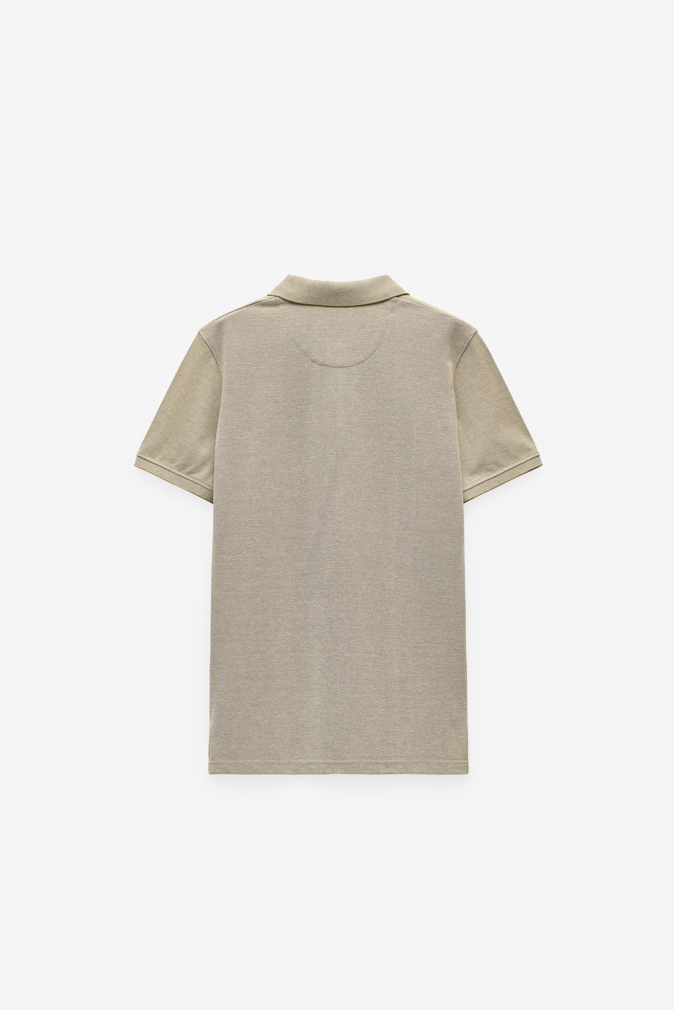 POLO CON EFECTO OXFORD MELANGE