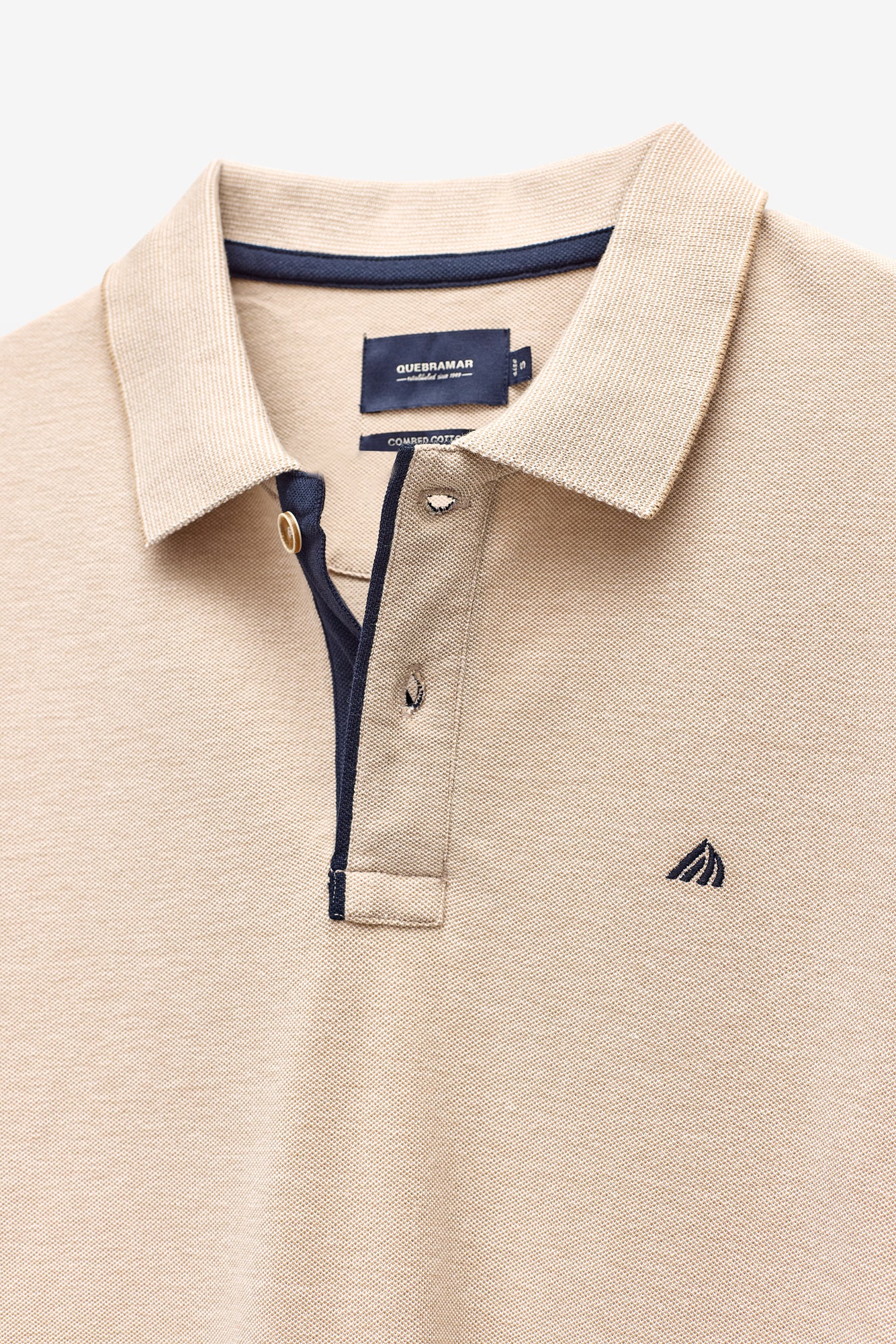 POLO COM EFEITO OXFORD MELANGE