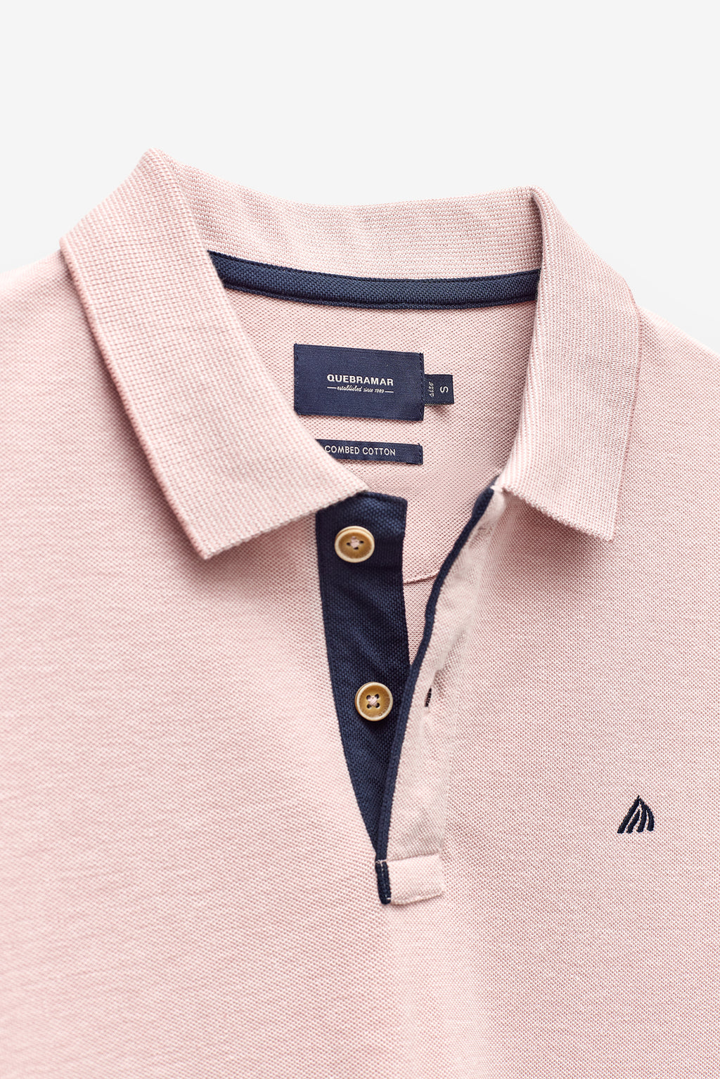 POLO COM EFEITO OXFORD MELANGE