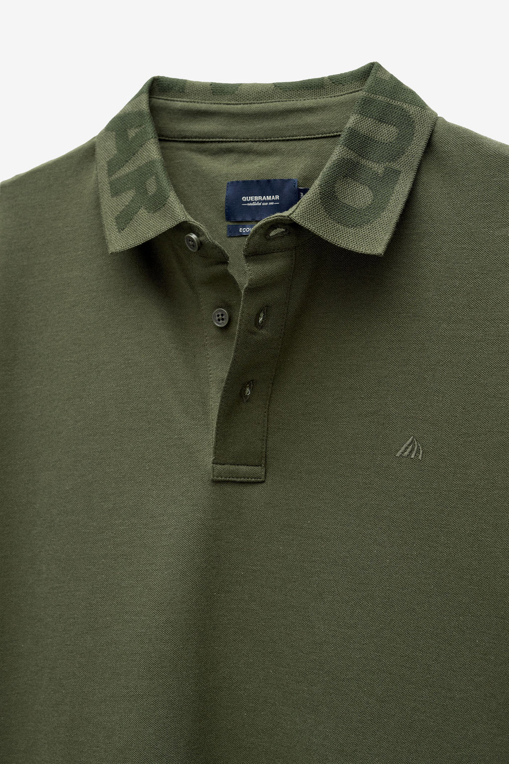 POLO DE MICRÓPIQUÉ CON CUELLO JACQUARD