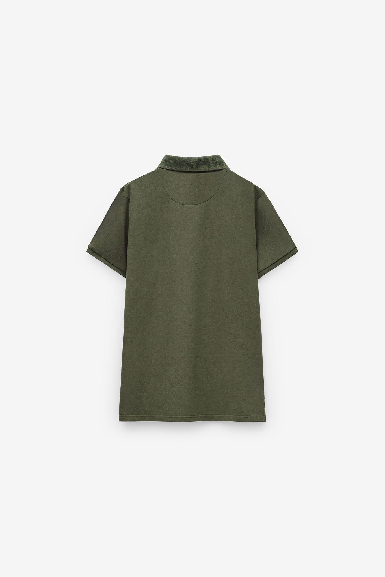 POLO MICRO PIQUET COM GOLA JACQUARD