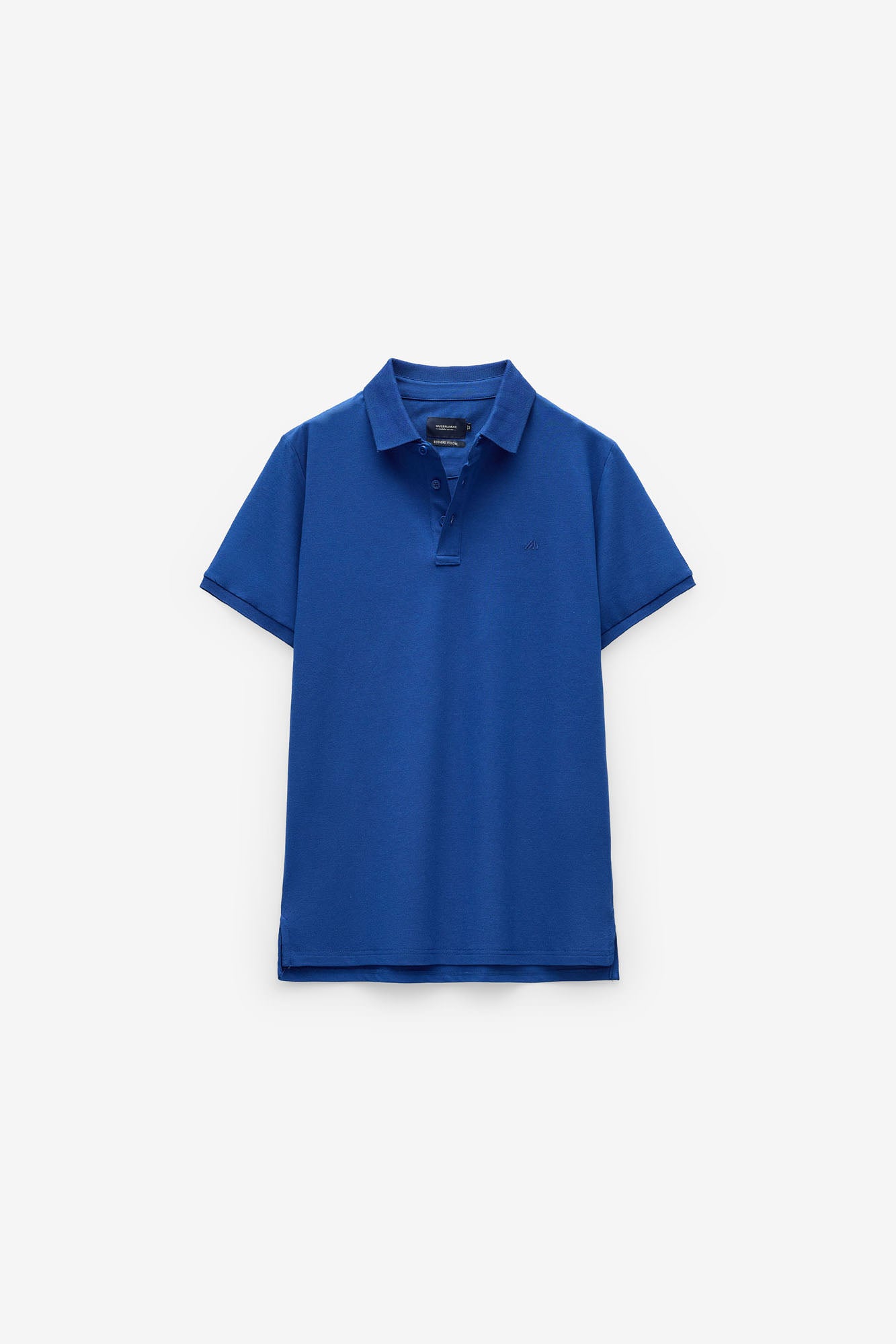 POLO MICRO PIQUET COM GOLA JACQUARD