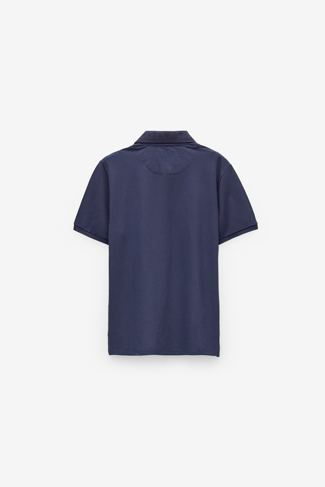 POLO MICRO PIQUET COM GOLA JACQUARD
