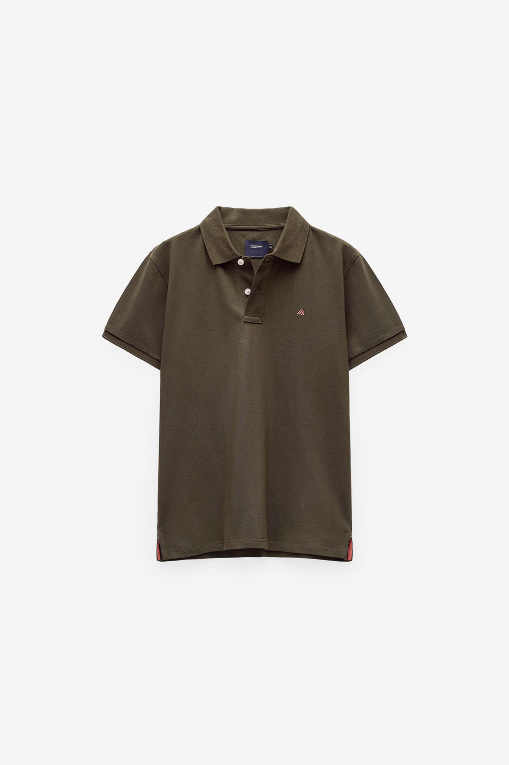 POLO BÁSICO COM LOGO A CONTRASTE