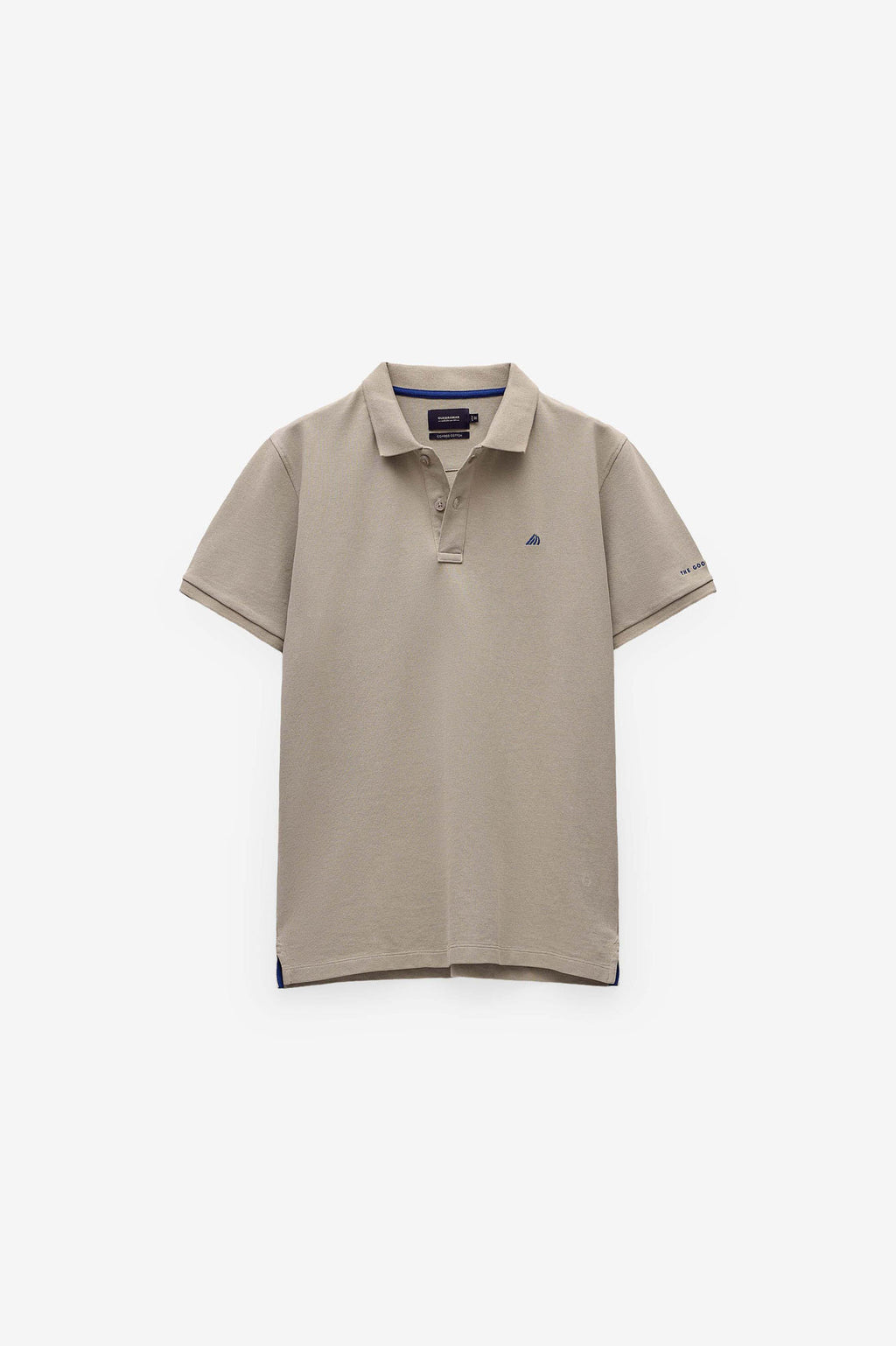 POLO PIQUET COM LOGO A CONTRASTE