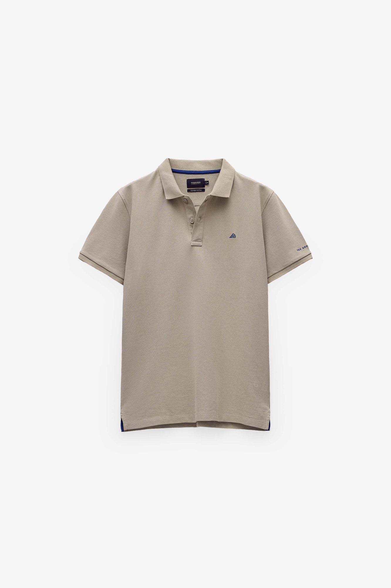 POLO PIQUET COM LOGO A CONTRASTE