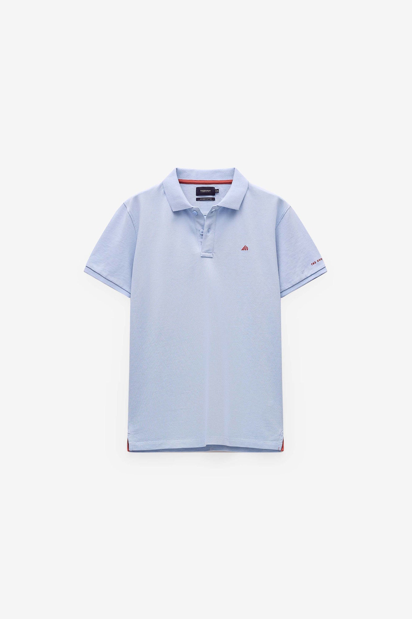 POLO PIQUÉ CON LOGO A CONTRASTE