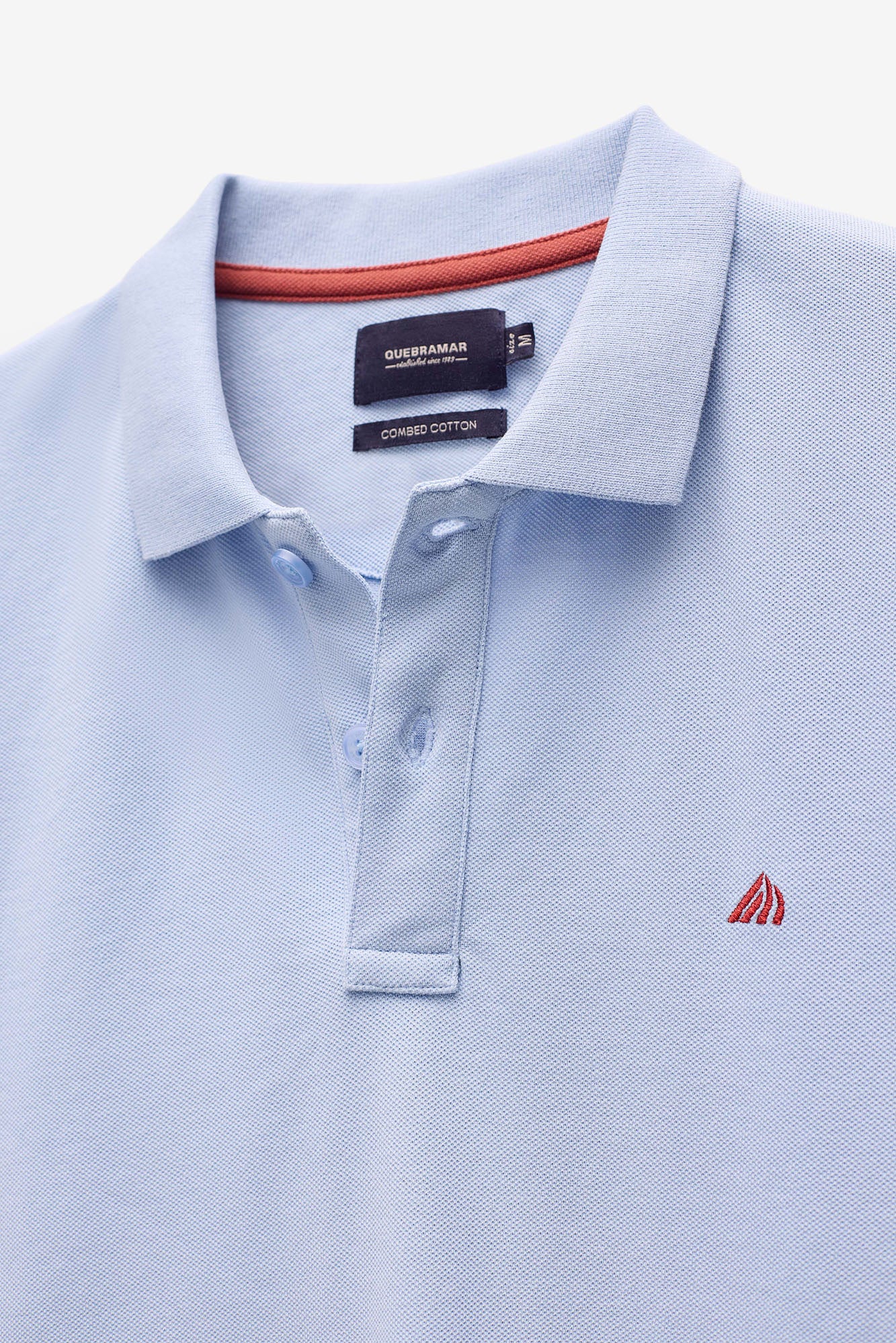 POLO PIQUÉ CON LOGO A CONTRASTE