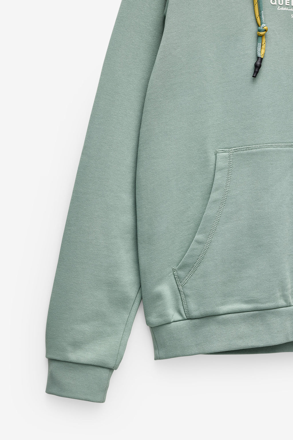 SWEATSHIRT COM CAPUZ E BORDADO