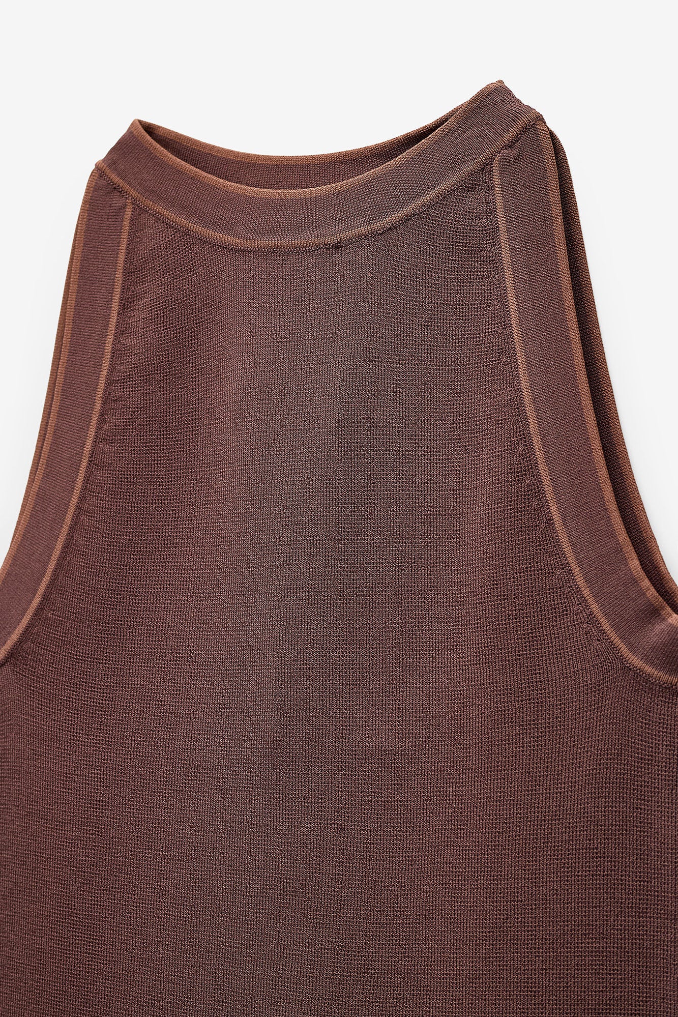 TOP HALTER EM MALHA