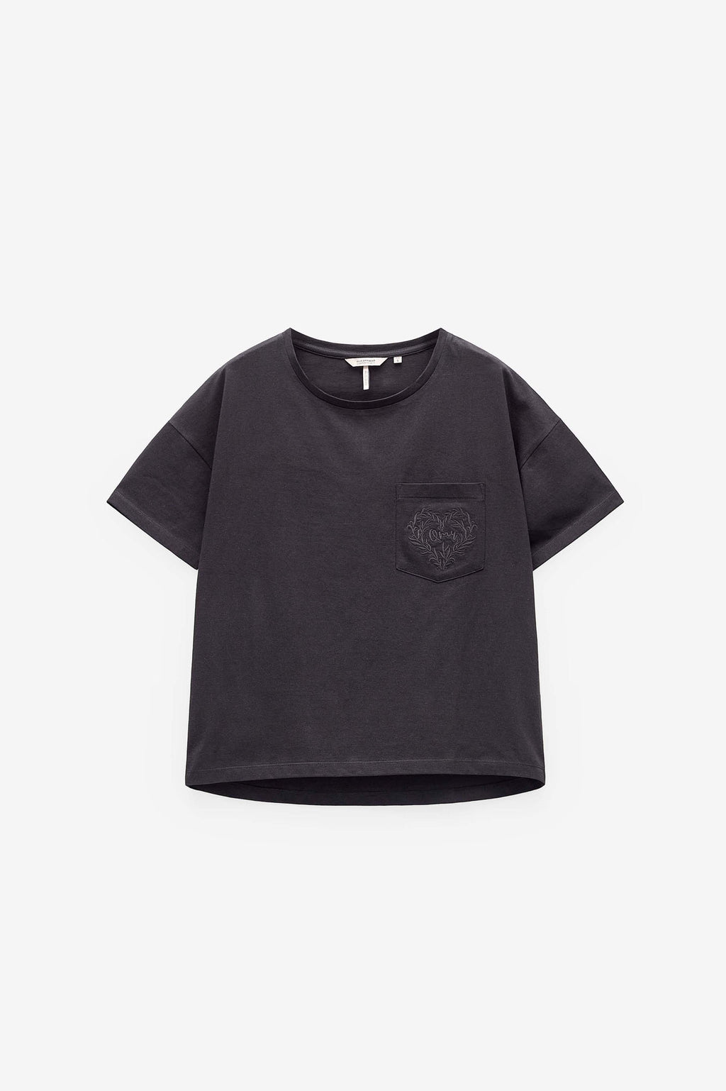 CAMISETA CON BOLSILLO BORDADO