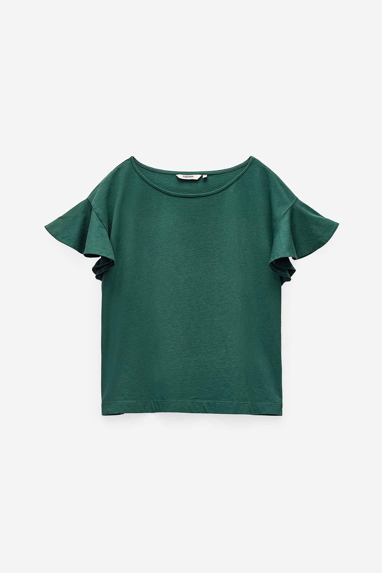 T-SHIRT COM FOLHO NA MANGA