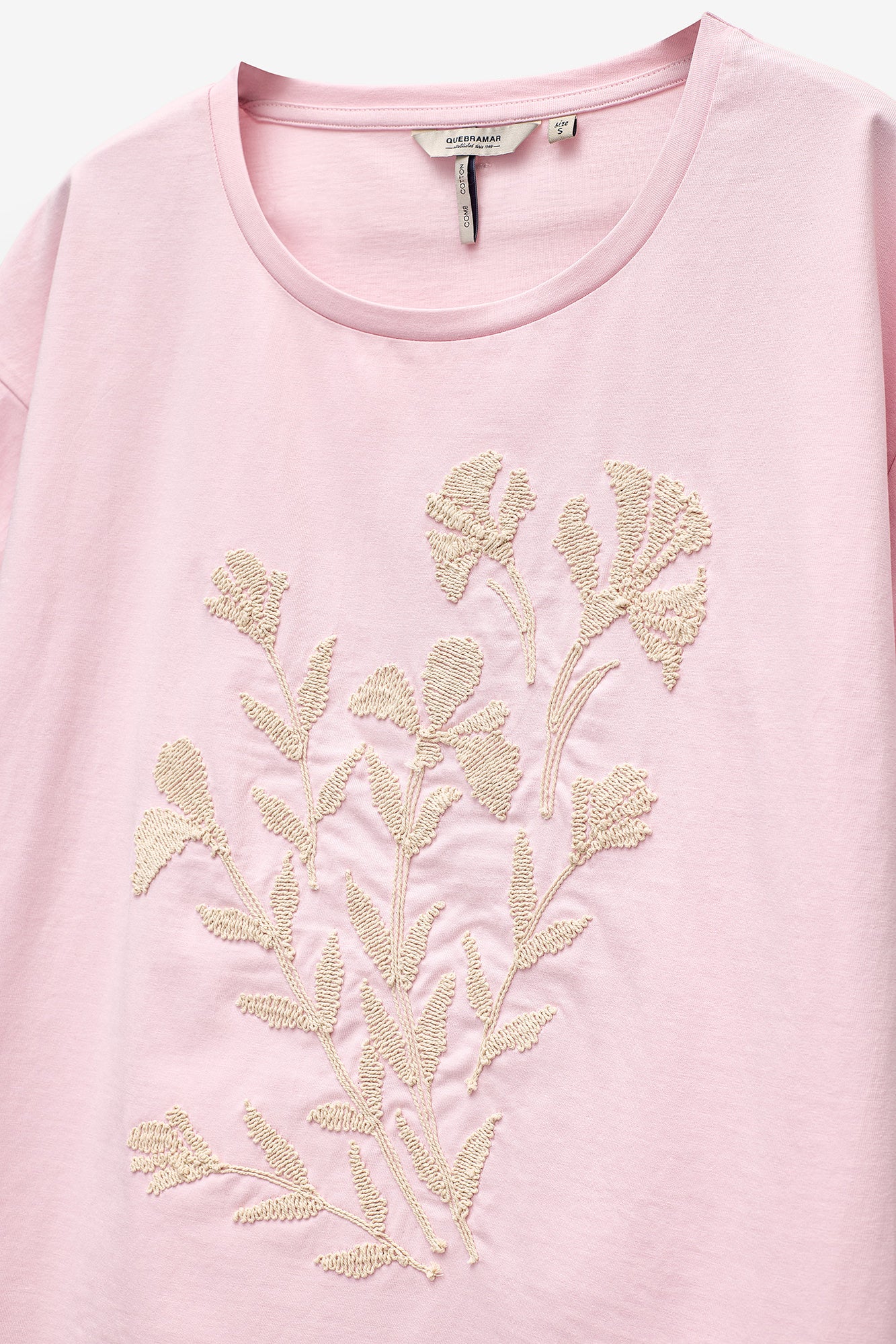 T-SHIRT COM PRINT FLORAL