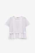 T-SHIRT COM FOLHO