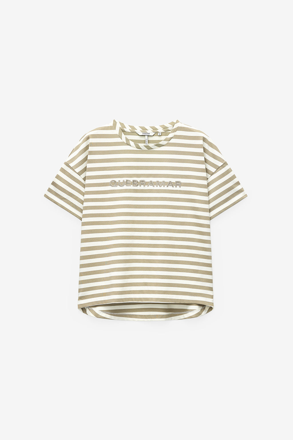 T-SHIRT RISCAS COM BORDADO