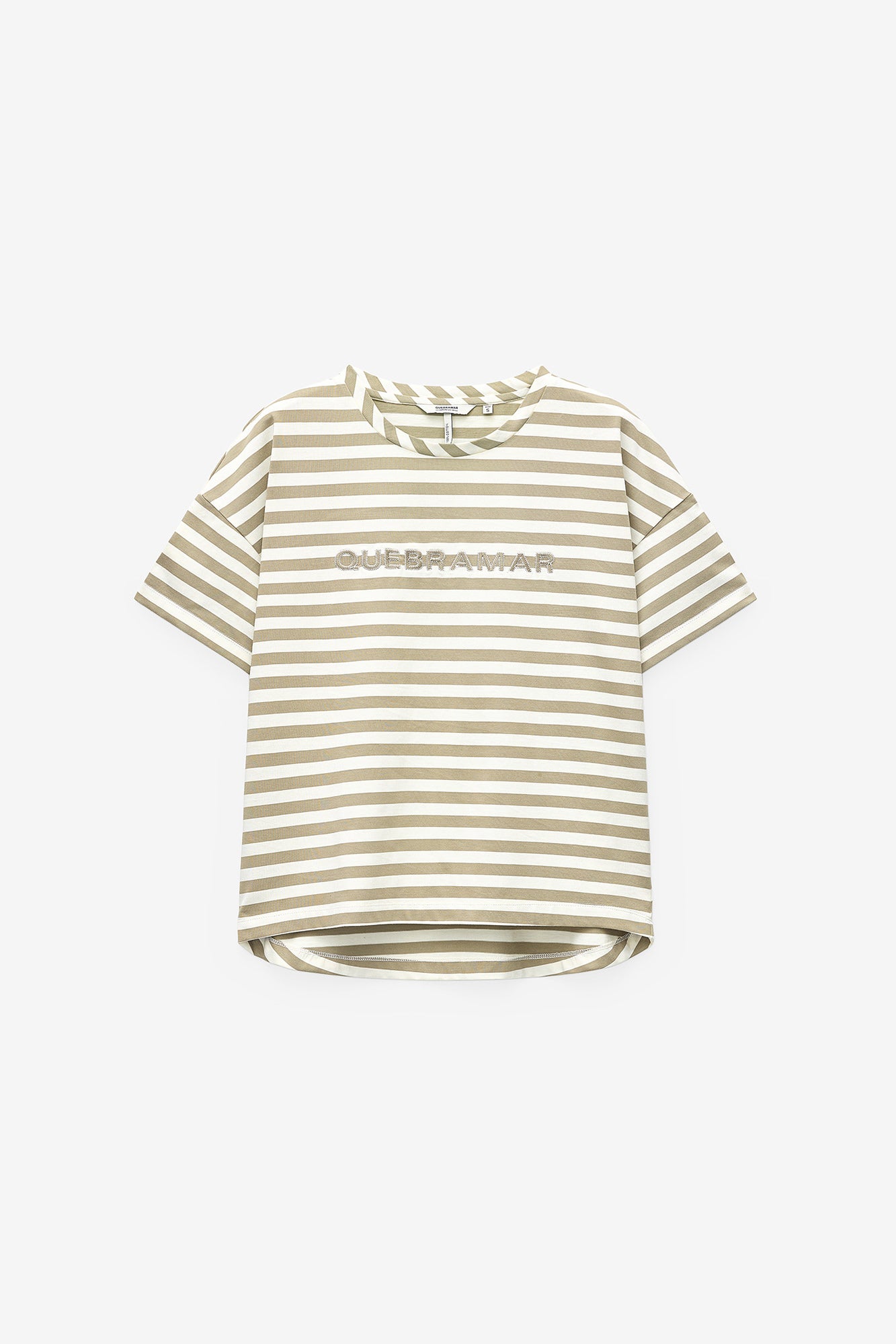 T-SHIRT RISCAS COM BORDADO