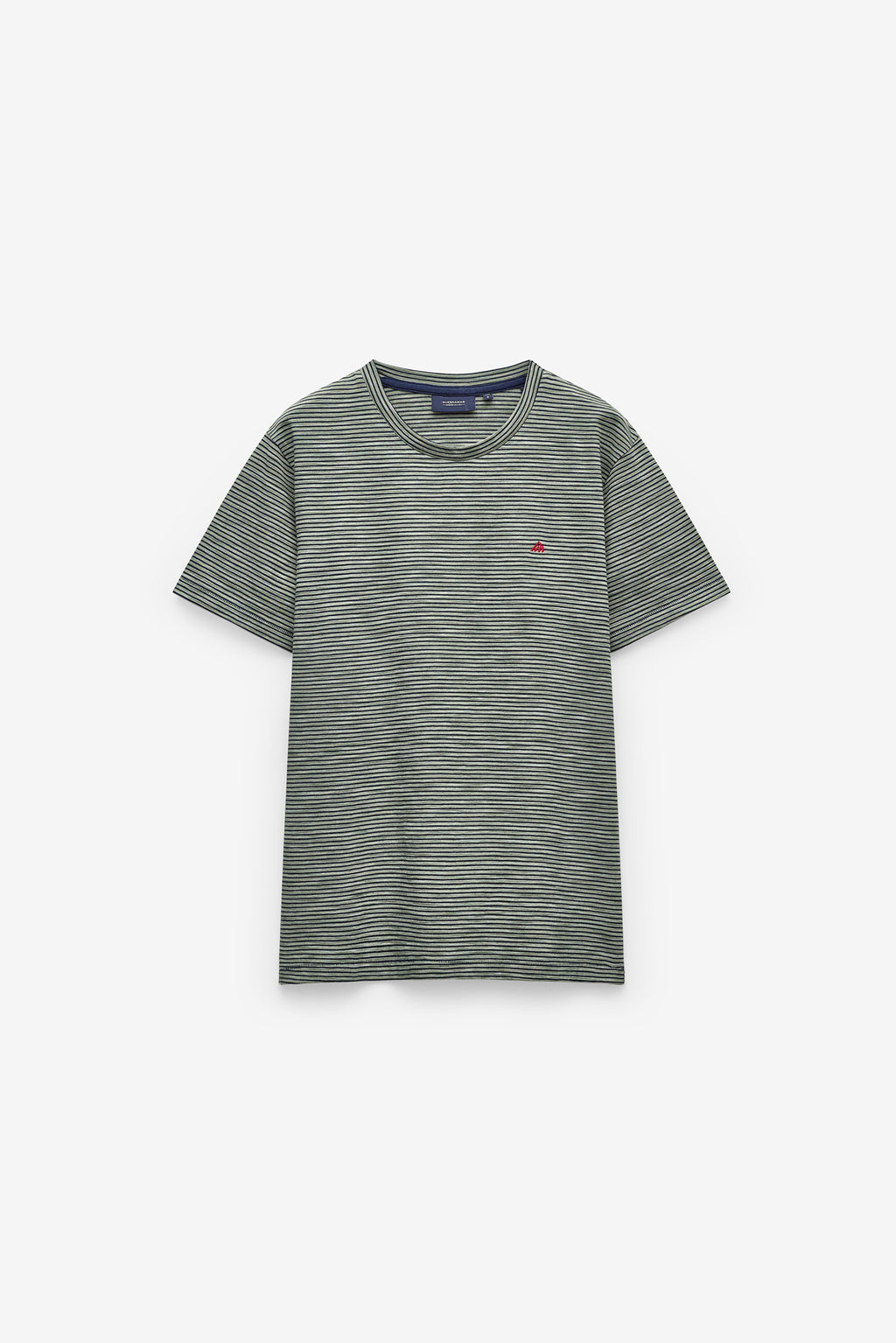 CAMISETA DE RAYAS CON LOGO A CONTRASTE