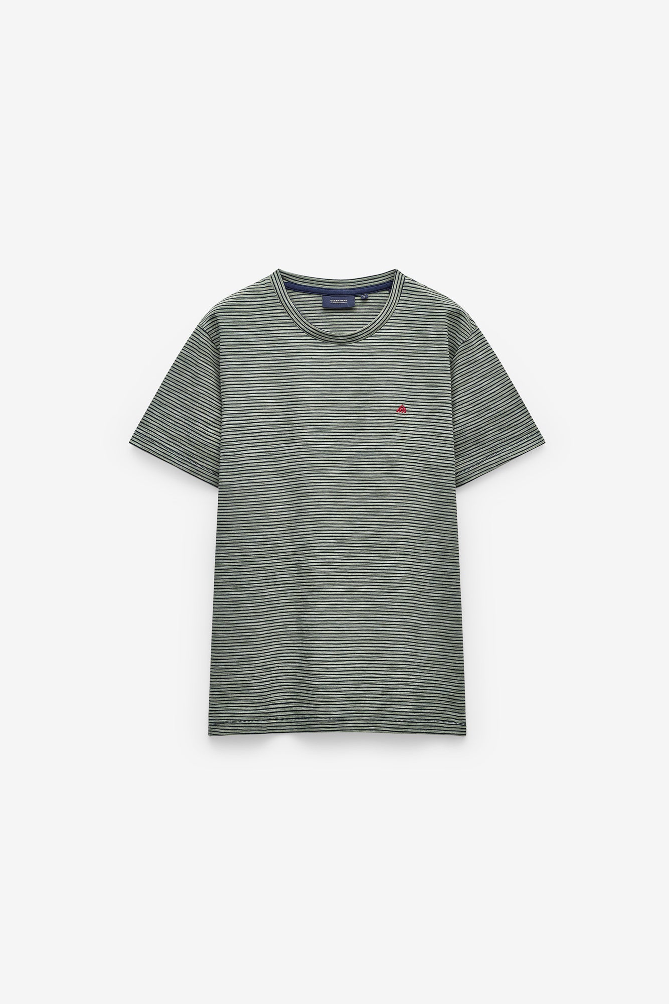 CAMISETA DE RAYAS CON LOGO A CONTRASTE