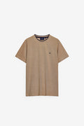 T-SHIRT EM PIQUET EFEITO OXFORD