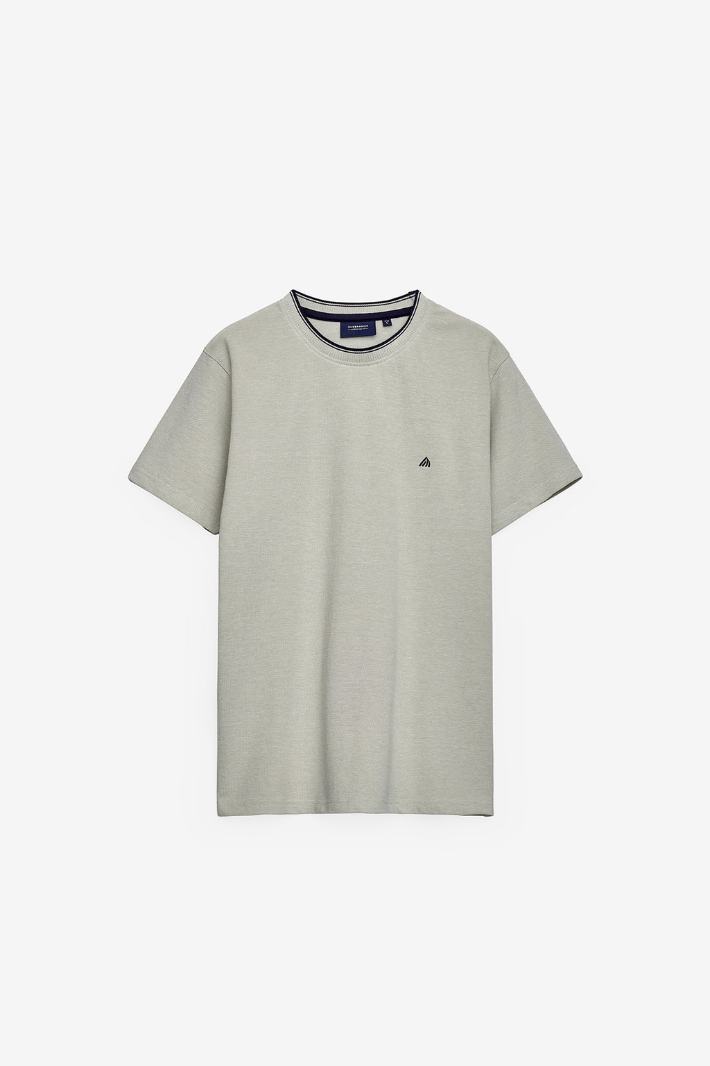 T-SHIRT EM PIQUET EFEITO OXFORD