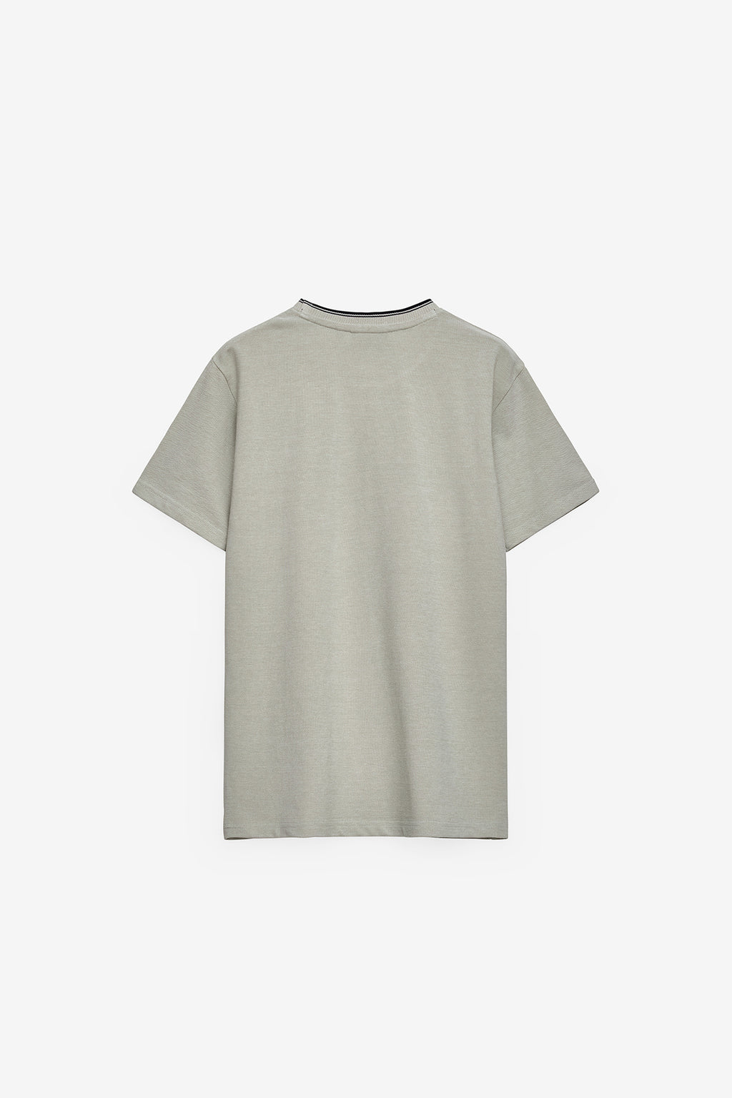 T-SHIRT EM PIQUET EFEITO OXFORD