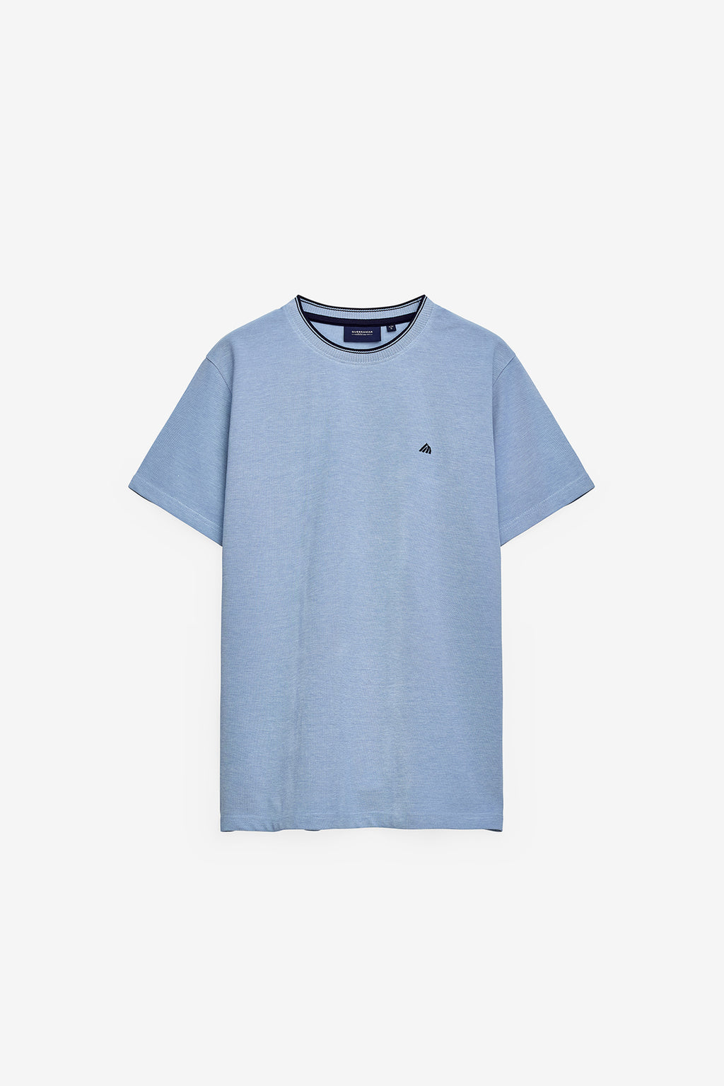 T-SHIRT EM PIQUET EFEITO OXFORD