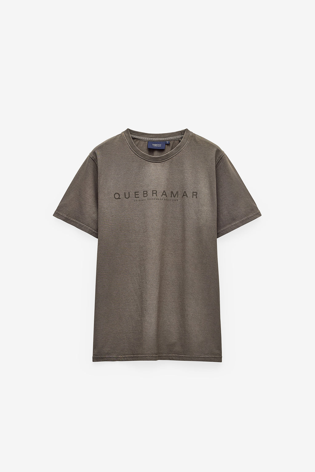 CAMISETA ESTAMPADA CON "QUEBRAMAR" EN TONO