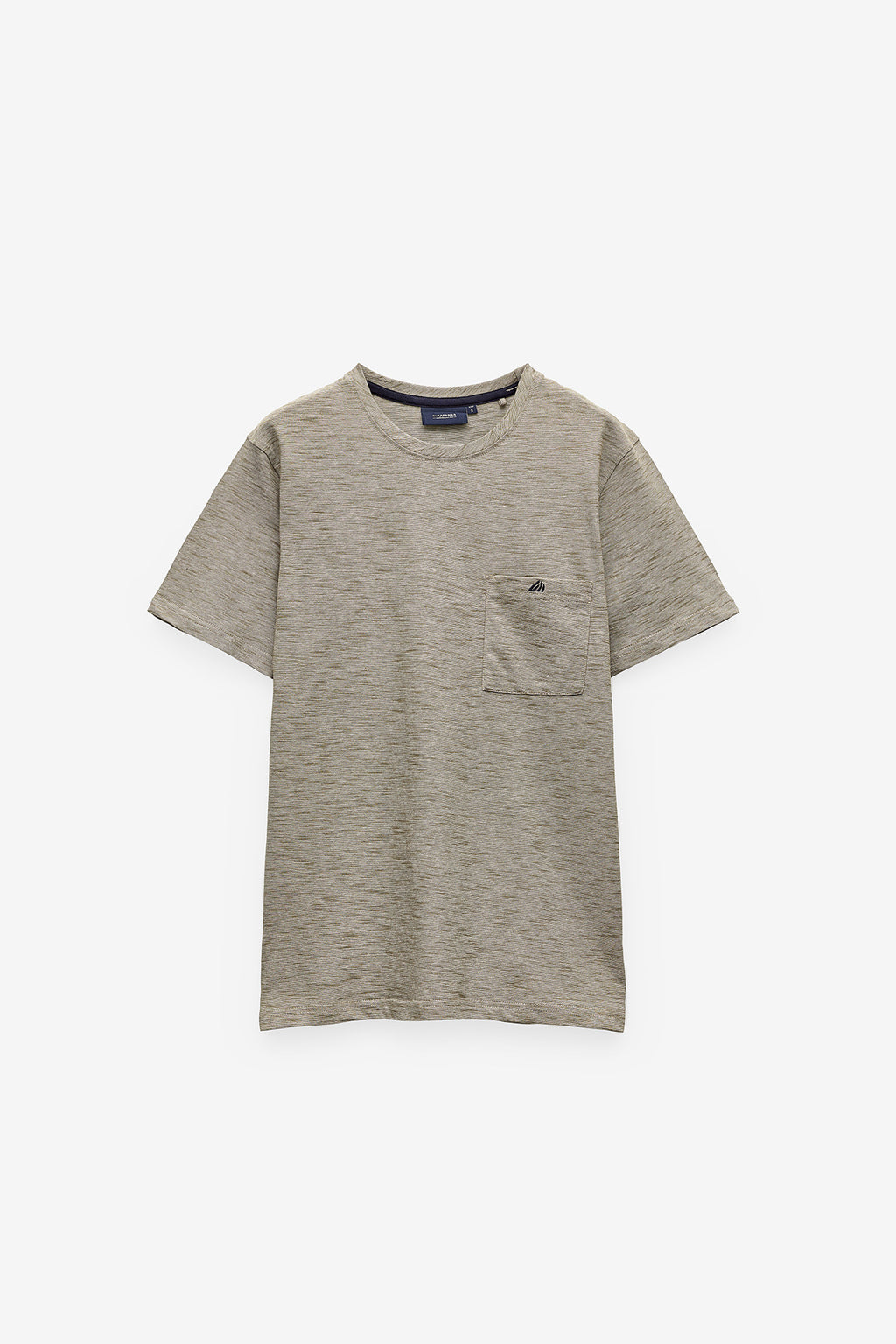 CAMISETA DE MICRORAYAS CON BOLSILLO