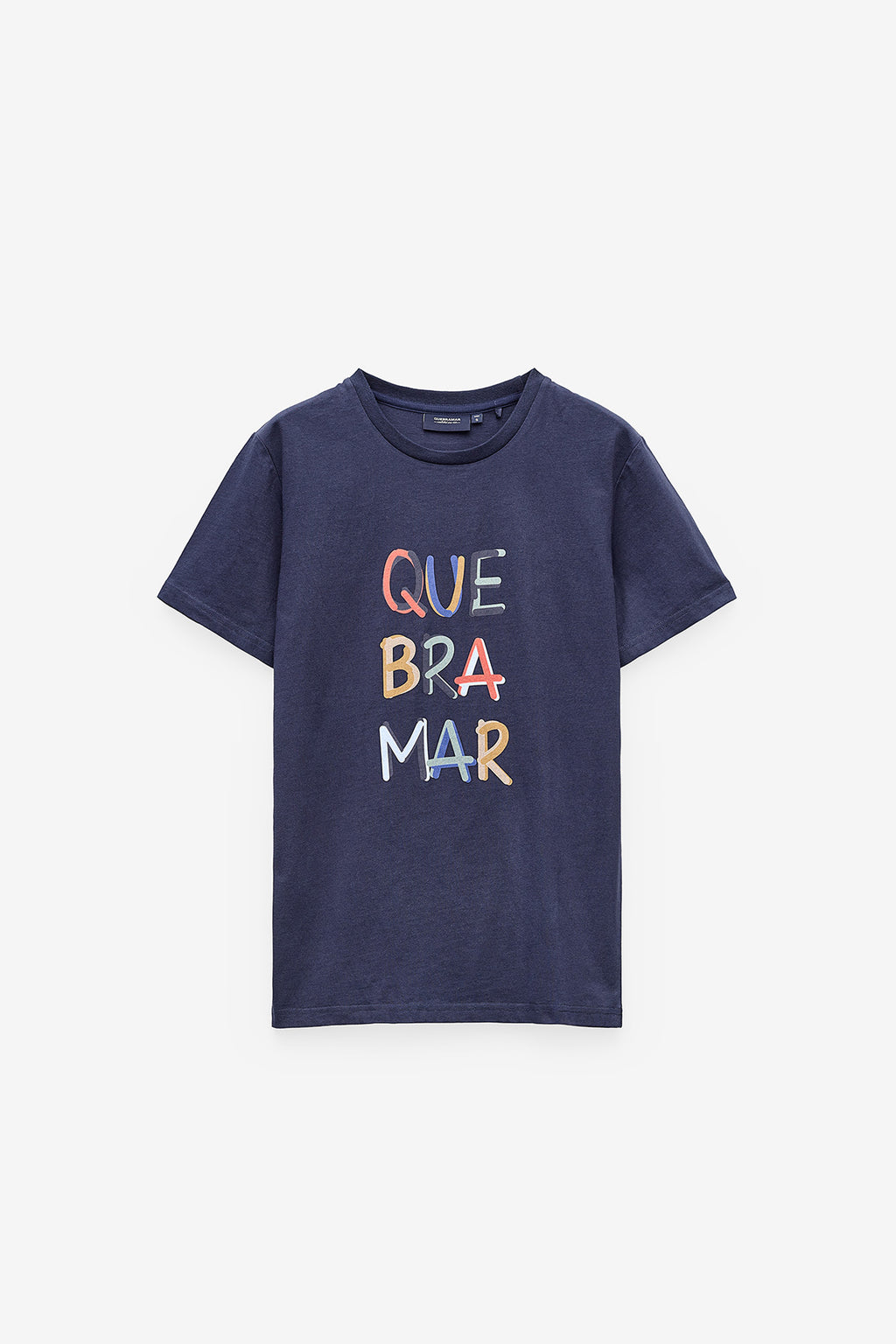 T-SHIRT COM PRINT QUEBRAMAR