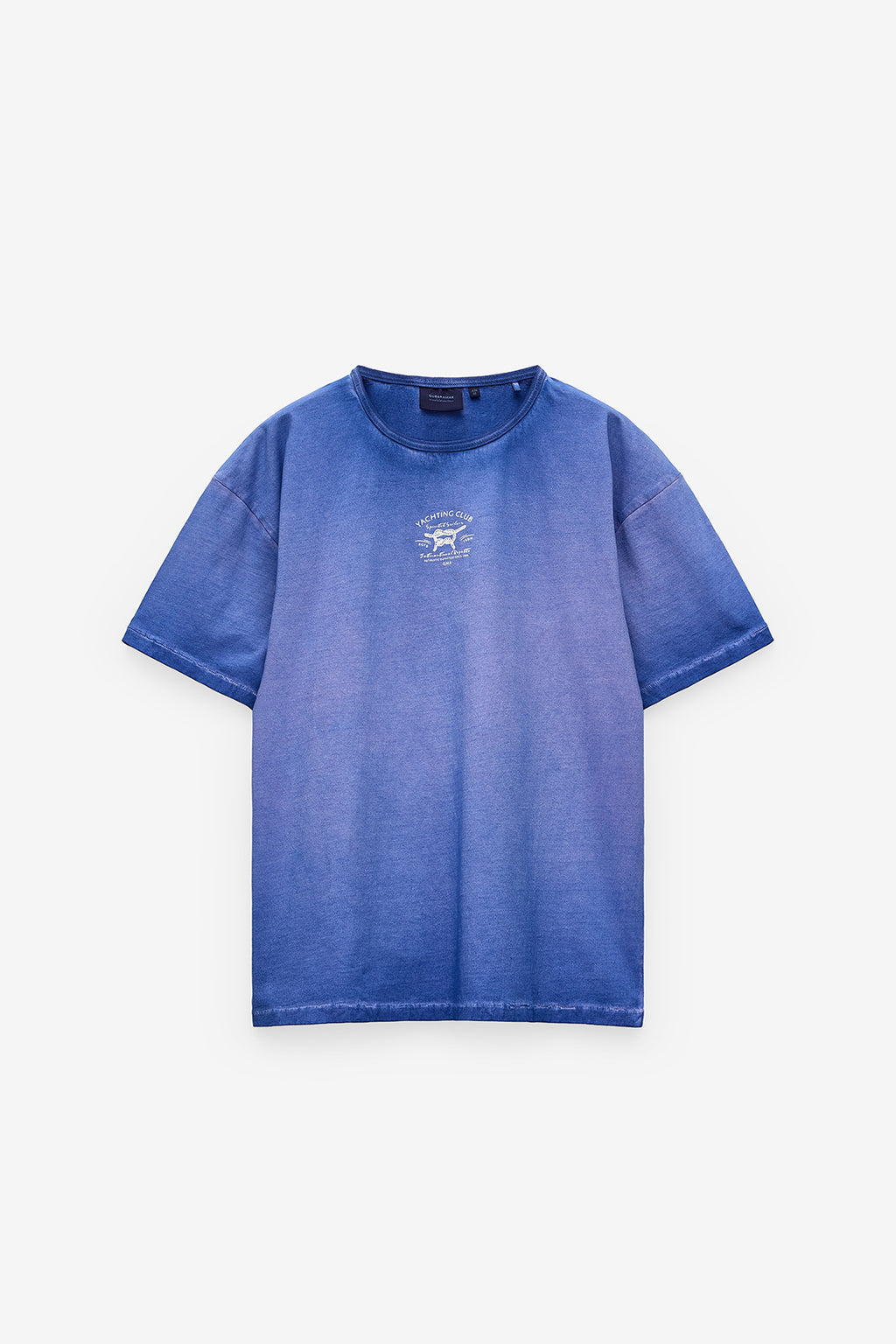T-SHIRT COM PRINT YATCHING