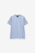 T-SHIRT COM LOGO EM CONTRASTE