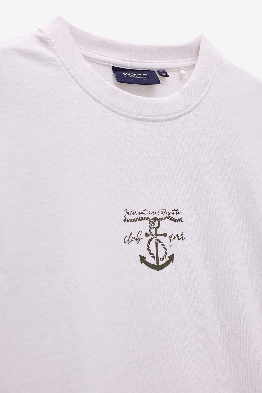 T-SHIRT COM PRINT ÂNCORA