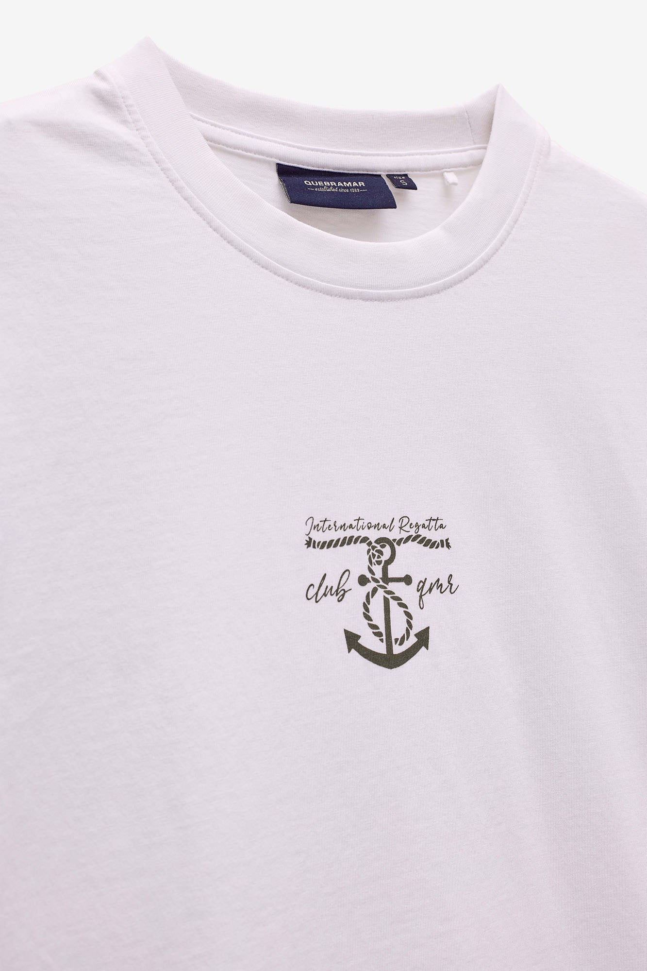 T-SHIRT COM PRINT ÂNCORA